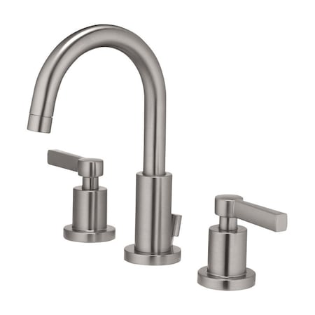 Oakbrook Collection OakBrook Brushed Nickel Widespread Bathroom Sink Faucet 8 in. 67872W-6004